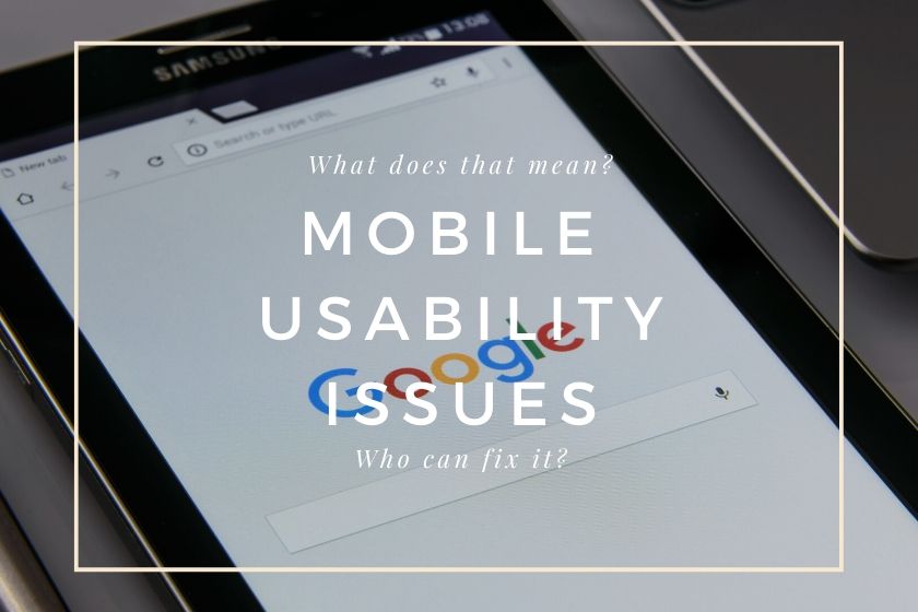 Mobile Usability Issues